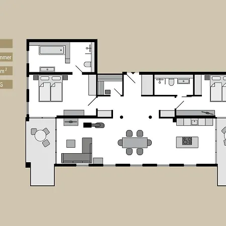 Strandvillen - Mit 2 Schlafzimmern Und Balkon Pva-06 Appartamento *